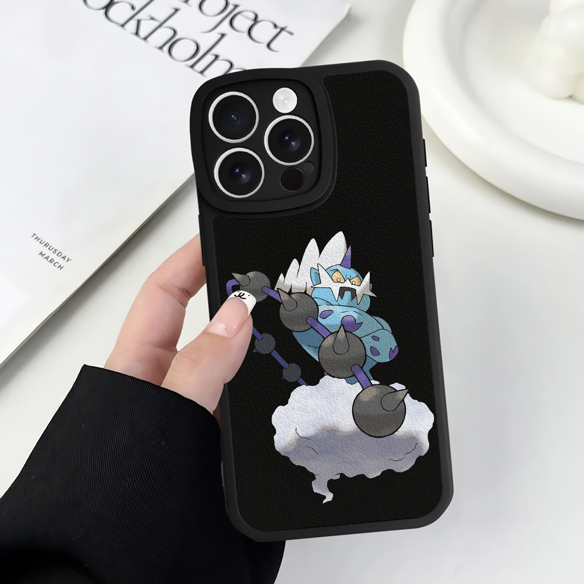 （画像用） ポケットモンスター Pokémon 【iPhone 16シリーズ対応】シリコンスマホケース（レザー調） 材質：シリコン